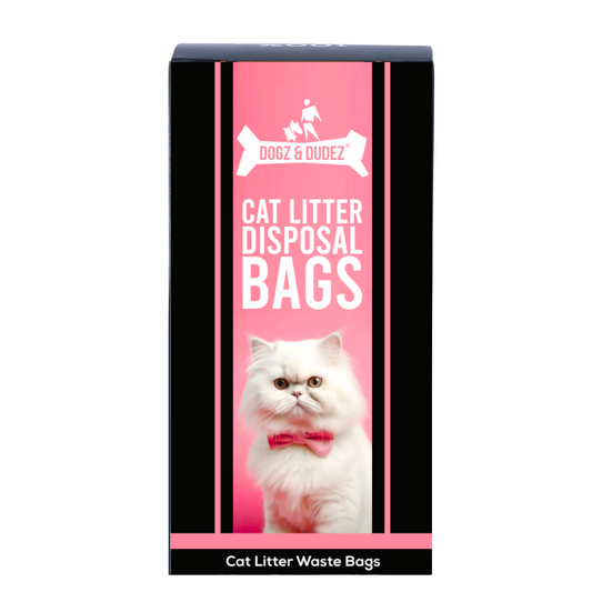 DOGZ & DUDEZ CAT LITTER DISPOSAL BAGS ROLLS (Jumbo Rolls) - 9x16 inch