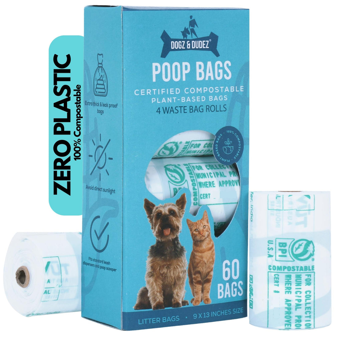 Dog Poop Bags Disposable Biodegradable Environmentally Friendly Garbage  Bags Doggie Outdoor Home Clean Bag bolsas caca perro - AliExpress